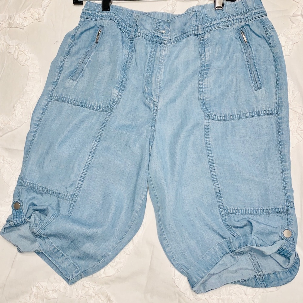 Denim shorts
